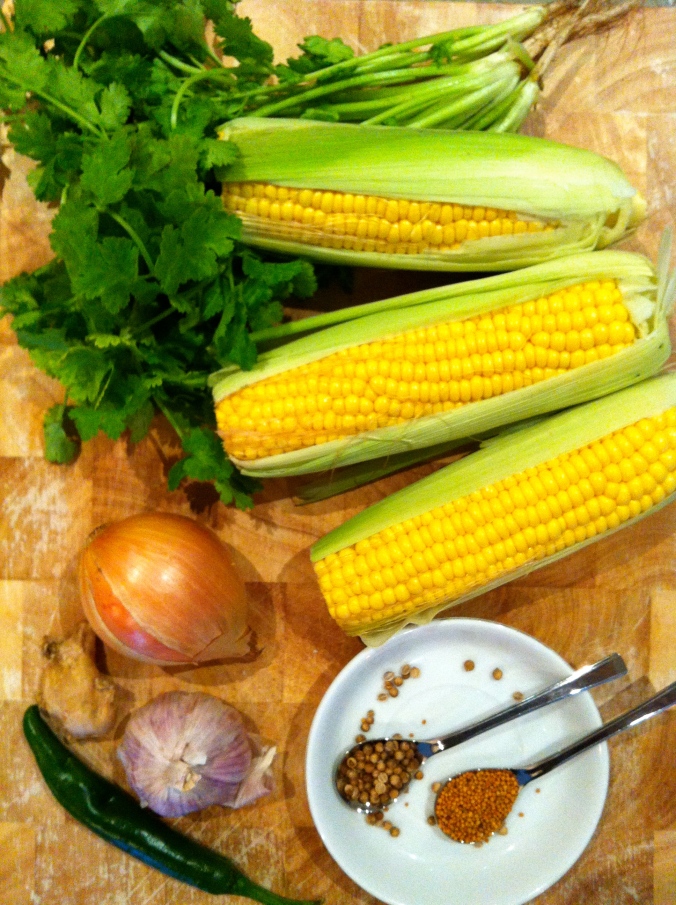 Sweet Corn Daal Ingredients